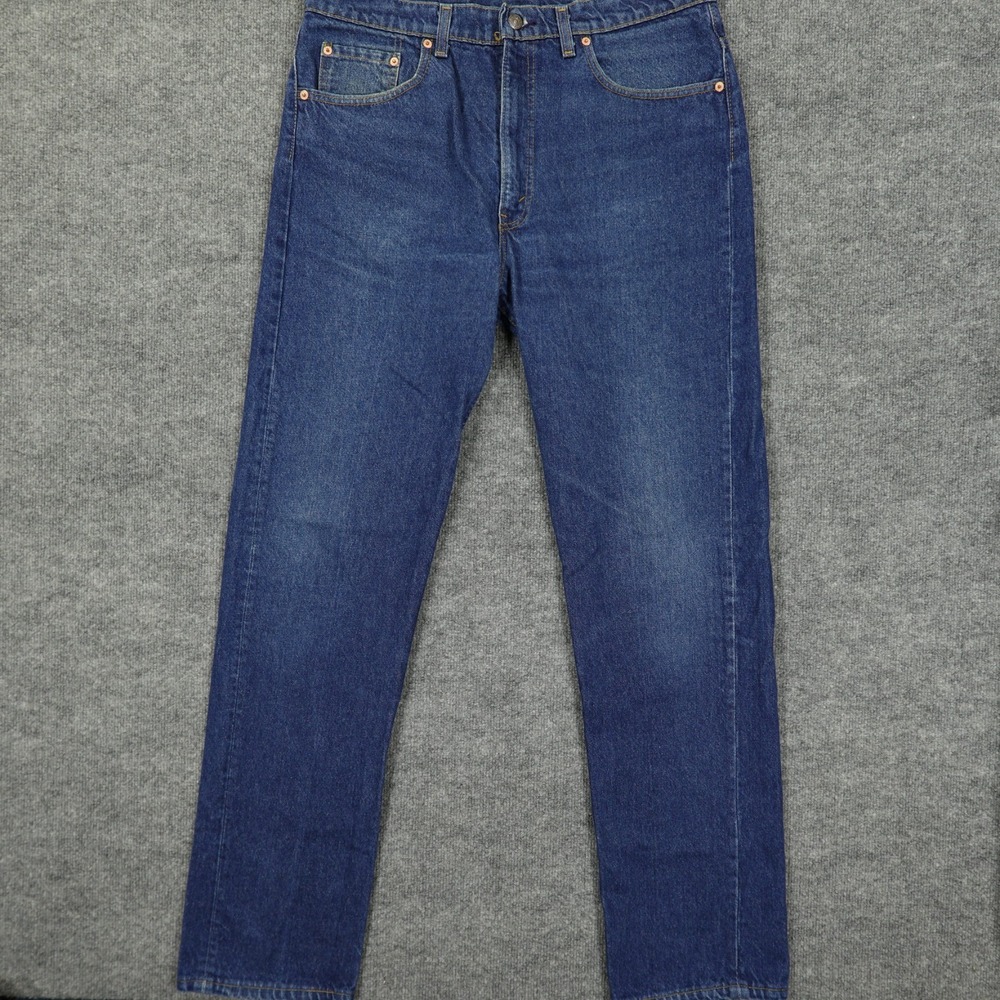 Vintage Levi's 505 Jeans Mens 38x34 Blue Regular Fit Straight Leg Made in USA